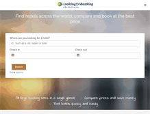 Tablet Screenshot of lookingforbooking.com
